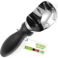 Metal Ice Cream Scoop Spoon Professional Heavy Duty Sturdy Scooper Kitchen Tool for Cookie Dough Melon Fruit