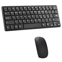 2.4G Wireless Keyboard Mouse Combo Set 1200DPI Silent USB Control For Notebook Laptop Mac Desktop PC Computer