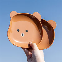 Creative Desktop Plate Food Plate Kitchen Plate Kitchen Tableware Kawaii Plate Trash Tray Fruit Plate