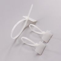 50/100pcs Nylon Outer Sign Type Cable Tie Seal Mark Mark Tie Line Control Line Label Tie 4*200mm Cable Management