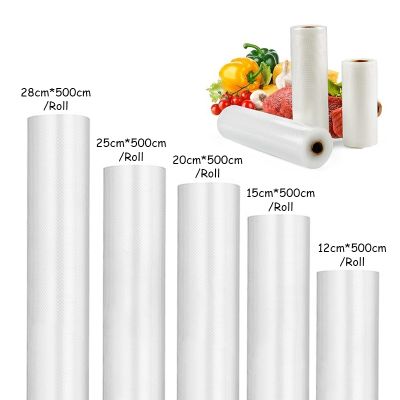 for Food Sealer Keeping 12 15 20 25 28cmx500cm Rolls/Lot bags vacuum packer