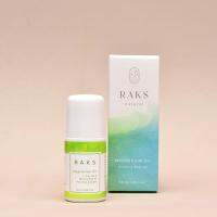 RAKS NATURAL แมกนีเซียมออยล์ โรลออน น้ำมันนวดตัว Relax &amp; Reset ช่วยผ่อนคลายอาการ Office Syndrome สารสกัดจากขิงและใบบัวบก ผสมผสานกับ Rosemary Tea Tree Oils