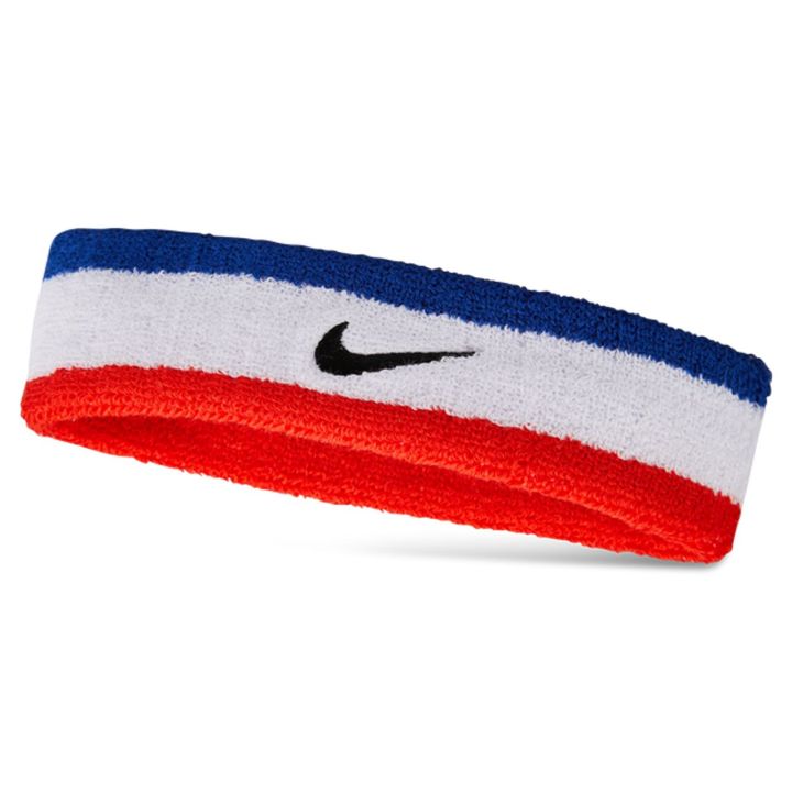 nike-ผ้าคาดศีรษะไนกี้-nike-swoosh-headband-n0001544620os-red-white-blue-สินค้าลิขสิทธิ์แท้