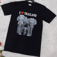 เสื้อยืดคอกลม เสื้อยืดคอตตอนสกรีน เสื้อสกรีนลายไทยแลนด์ ผ้าcotton100% ผ้านุ่มใส่ได้ทั้งชายและหญิง อก34 ถึง 46 นิ้ว