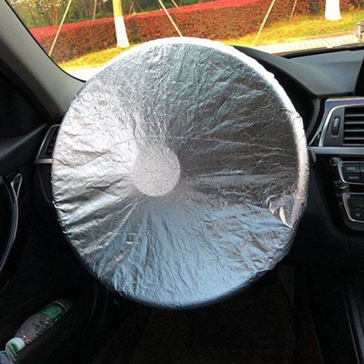 yf-auto-car-steering-wheel-sunshade-side-window-shade-silver-coated-cloth-cover-sunscreen-insulation-sun