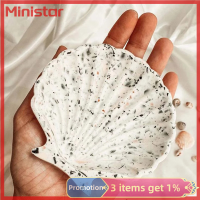 Ministar แม่พิมพ์ซิลิโคนคอนกรีตรูปทรงเปลือกหอยจัดเก็บเครื่องประดับแม่พิมพ์ถาดกาว