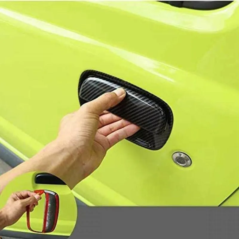 Door Handle Shell Outer Door Handle Decoration Cover ABS Carbon