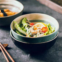 Japanese-style Creative Irregular Mouth Porcelain Deep Noodle Bowls Ceramic Serving Dishes Ramen Bowl for Food Cutlery Tableware