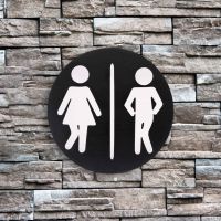 Toilet /Loo /Bathroom /Restroom /WC Door Wall Sign Signage MAN amp; WOMAN Board Prompt Sign Wall Doors Decor Accessories