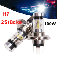 2Pcs H7หมอกหลอดไฟ Super Bright 6000K สีขาว20 3030SMD 1000LM Led H7โคมไฟ360องศา Daytime Running Driving หมอกโคมไฟ12V