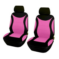 KBKMCY Pink Car Seat Covers for Women Men Auto Protector Cover for Peugeot 107 208 301 308 408 rcz 508 2008 4008 3008