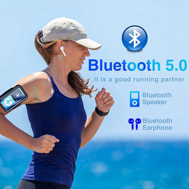 เครื่องเล่นเพลง-mp3แบบพกพา-bluetooth-lossless-คุณภาพเสียงเครื่องบันทึกขนาดเล็กการ์ด-tf-32gb-fm-หูฟัง-walkman-มัลติฟังก์ชั่น