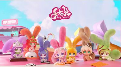 CUP RABBITS : DOLL FRUIT MILK SERIES กระต่ายขนปุยนุ่น มีกลิ่นหอม 6 แบบ