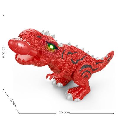 Big dinosaur toys can catapult animal model of acousto-optic children can call simulation tyrannosaurus rex 3 female boy 6 years old gift