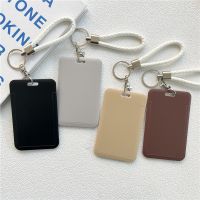 【CW】☑  Men Badge Child Bus Card Cover Holder Business Credit Holders Bank ID with Keyring 1pcs