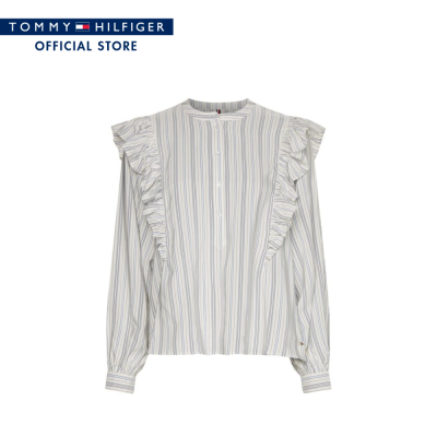 Tommy Hilfiger เสื้อเบลาซ์ผู้หญิง รุ่น WW0WW3712504O - สีขาว