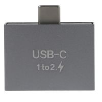 Type C Hub Type-C ตัวผู้ไปยัง USB คู่3.0อะแดปเตอร์ตัวเมียตัวแยก USB ตัวแปลง USB 10Gbps ชาร์จถ่ายโอนข้อมูลได้อย่างรวดเร็ว