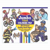 Melissa &amp; Doug - Jumbo Coloring Pad - Town