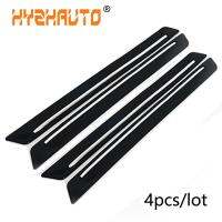 HYZHAUTO 4Pcs/lot Auto Bumper Protector PVC Flexible Truck Car Anti-collision Protect Strips Anti-scratch Black White