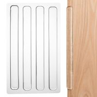 Self Adhesive Buffer Strips Clear Silicone Rubber Furniture Pads Door Stopper Cabinet Bumpers Wall Protector Home Gadgets