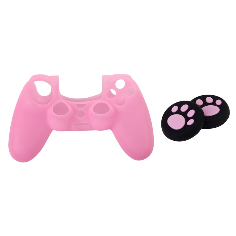 Pink/Hot Pink Color One Piece 1x Brand New High Quality Playstation PS3 Remote Controller Silicon Protective Skin Case Cover 