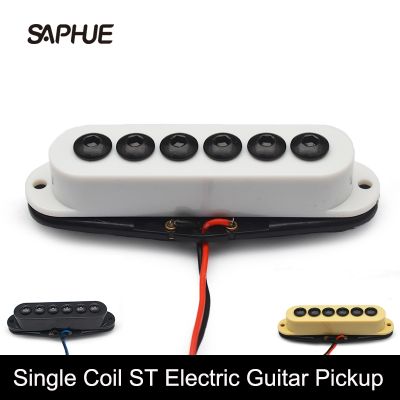 1 Set Single Coil Electric Guitar Pickup for ST Guitar Ceremic Magnet Neck/Middle/Bridge Pickup Guitar Parts White/Black/Ivory
