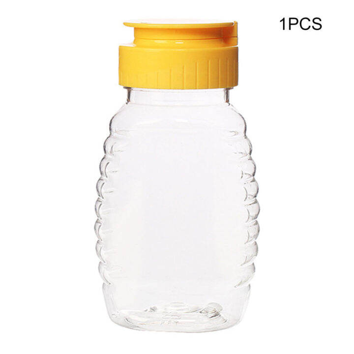 150ML Clear Plastic Honey Bottles,Refillable Food Grade Honey Container