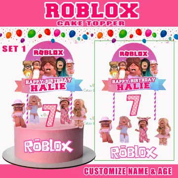 Roblox Assorted Skin Colors Yellow Green Blue Purple Edible Cake