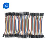 40-120PCS Jumper Wire DuPont Line DuPont Cable Connection male to male+female to female and male to female for Arduino DIY KIT