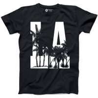 Los Angeles California T Shirt La Palm S Summer Santa Monica Beach 2019 Newest Man Fashion Band Shirts 【Size S-4XL-5XL-6XL】