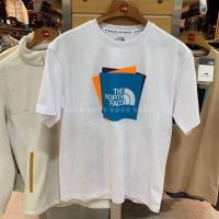 พร้อมส่ง เสื้อยืดผ้าฝ้าย พิมพ์ลาย THE North Face สําหรับผู้ชาย และผู้หญิง ผ้าฝ้ายแท้S-5XL