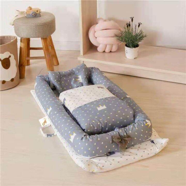 PRIMA B Nursery Mattress Bedding Cradle Bedding Baby Cradle Nest With