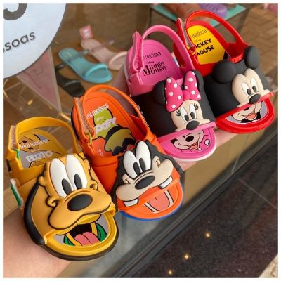 new 2023 mickey children sandals goofy jelly shoes