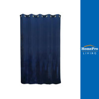 HomePro ผ้าม่าน EYELET  RIGO UV 140X220 ซม. สีน้ำเงิน แบรนด์ HOME LIVING STYLE