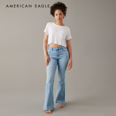 American Eagle Ne(x)t Level Curvy Super High-Waisted Flare Jean กางเกง ยีนส์ ผู้หญิง เคิร์ฟวี่ แฟลร์ เอวสูง (WFB WCU 043-4620-980)