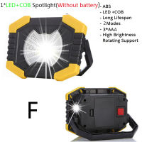 100W Led Portable Floodlight Rechargeable Super Bright Led Work Light for Outdoor Camping Lampe Led Flashlight Use 18650 Battery