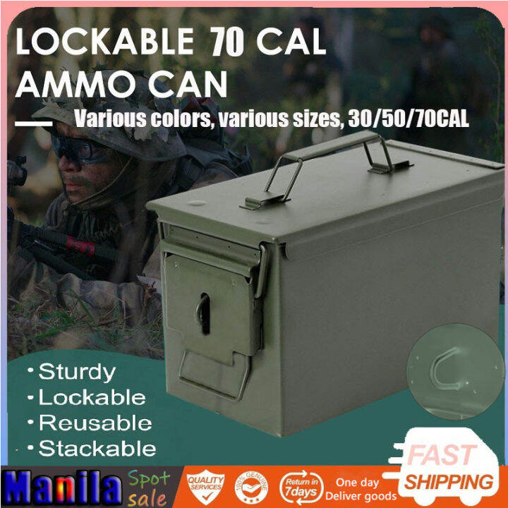 Lockable Ammo Box Can Metal box Fortress Heritage 70CAL 50CAL 30CAL
