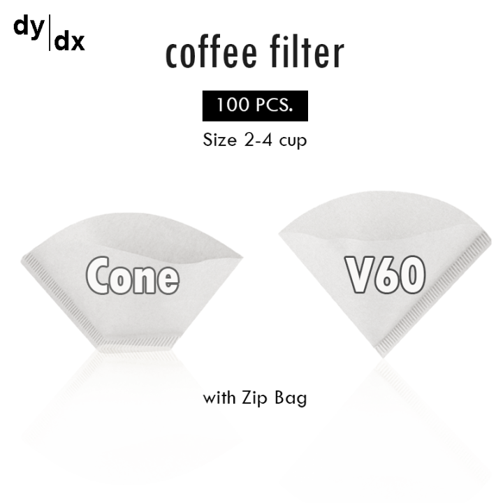 v60/cone 100 coffee filter paper Lazada