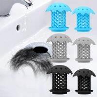 2 piece/Set Bathroom Accessories Bathtub Sink Drain Hair Catcher Drain Strainer Hair Stopper Silicone Durable