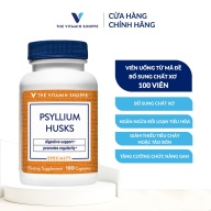 Viên uống giảm triệu chứng táo bón tiêu chảy THE VITAMIN SHOPPE Psyllium Husks 100 viên thumbnail