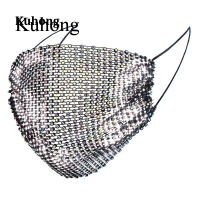 Kuhong 3DเจาะความคมชัดสีRhinestoneเครื่องประดับผ้าคลุมหน้า