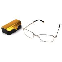 Unisex Reading Glasses +1.0- +4.0 Reading Presbyopic Glasses Metal Frame Foldable