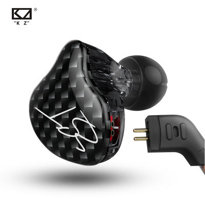 KZ ZST ไดร์เวอร์แบบ Dual หูฟังแบบไดนามิกและ A Rmature ถอดสายเคเบิ้ลจอภาพเสียงแยกไฮไฟเพลงกีฬาหูฟัง1DD 1BA