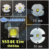 (6500K) Led siêu sáng Luminus SST-40 SST40 15W 1800lm sáng hơn XML2 XML T6 cho đèn pin siêu sáng đèn trợ sáng
