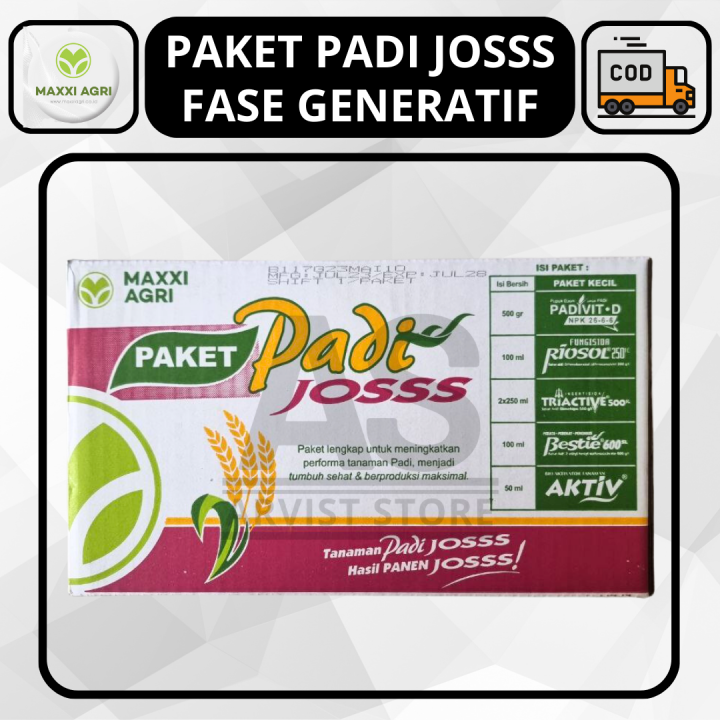 Padi Paket Wurde Vom Hg Gesendet Paket PADI JOSSS Isi Pupuk NPK Padivit B Fungisida Riosol Insektisida