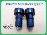 HONDA WAVE110 WAVE125 BAR END NUT SET "BLACK" #น็อตปลายแฮนด์ ชุบดำ