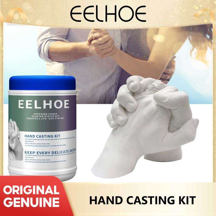 Eelhoe 3d Hands Mold Couples Hands Casting Kit Diy Souvenir Baby Kids