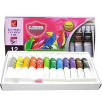 สี สีน้ำ Master Art 5 มล. ขนาด 12 สี ฟรี พู่กัน (แพ็ค12กล่อง) จัดส่งเร็ว