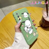 Jjlingji เคสปลอกสำหรับ Samsung Note 20อัลตร้าแฟชั่นน่ารัก Pochacco นุ่มเคสมือถือด้านข้างบางรูปแบบเคสขอบสี่เหลี่ยมซิลิโคนอ่อนนุ่มเคสป้องกันการกระแทก