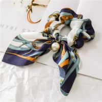 【CC】卍♠☈  2022 New Silk Hair Scrunchies Elastic Bands Ties Rope Rubber Accessories